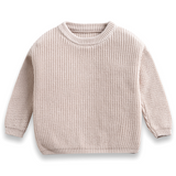 Hand-knitted personalized sweater made of 100% cotton