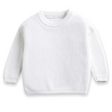 Hand-knitted personalized sweater made of 100% cotton