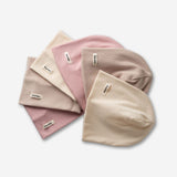 Rib knit set: hat & neck scarf