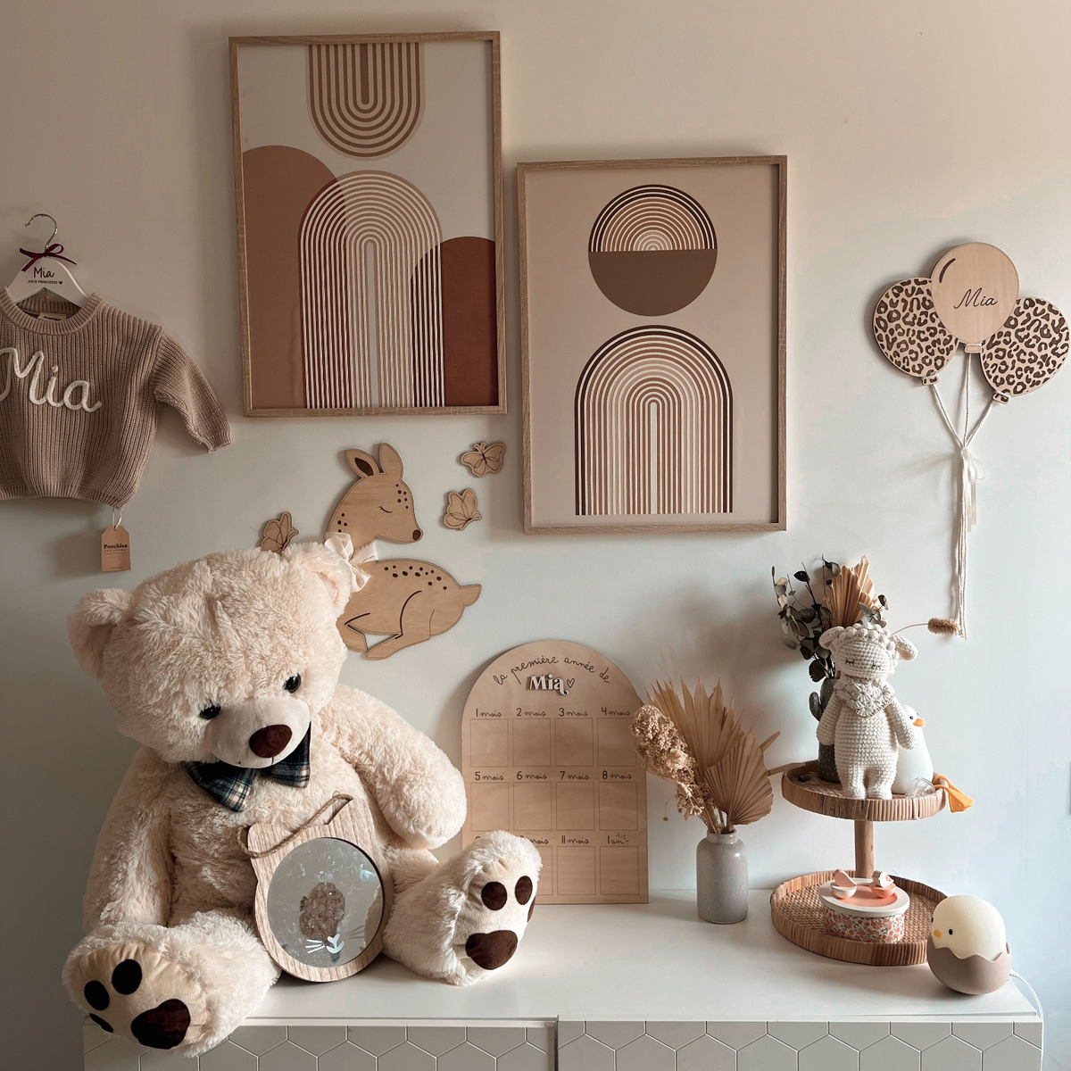 10 personalized gifts for birth, baptism & school enrollment – made with names & love
