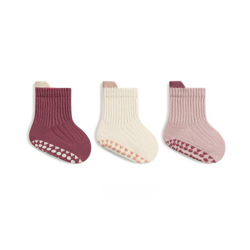 Anti-Slip Baby Socks (3-Pack)
