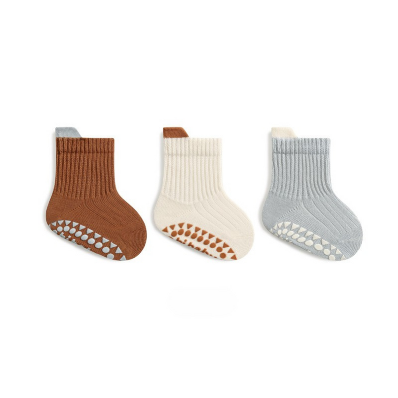 Anti-Slip Baby Socks (3-Pack)