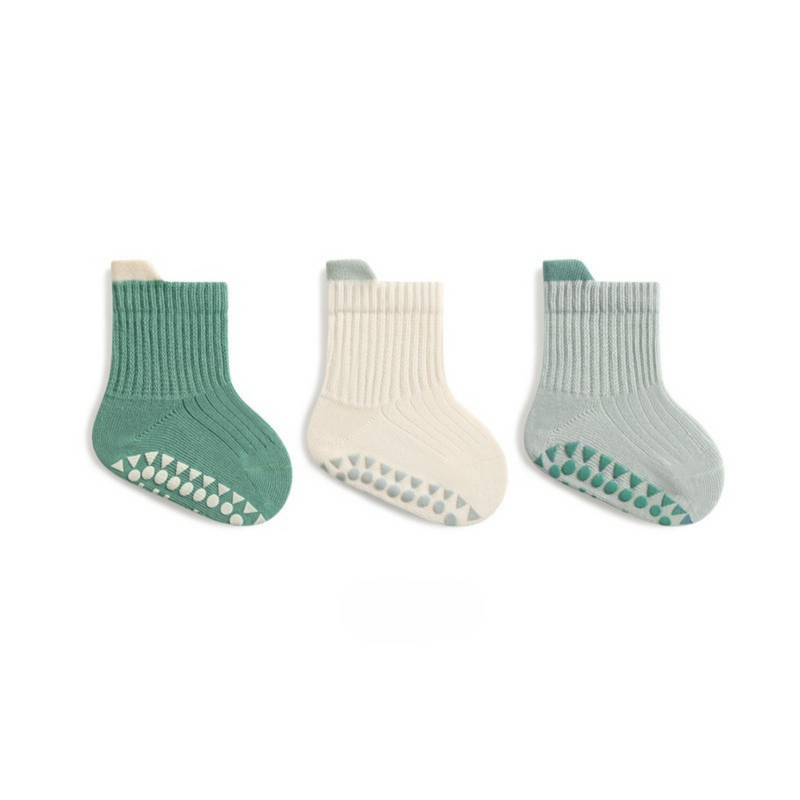 Anti-Slip Baby Socks (3-Pack)