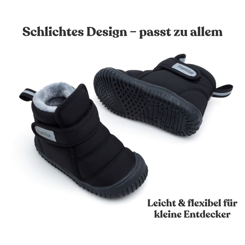 Winter Entdecker - wasserfeste & gefütterte Kinder Barfußschuhe