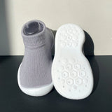 Puschies Sockenschuhe - rutschfeste & atmungsaktive Baby Barfußschuhe aus Baumwolle