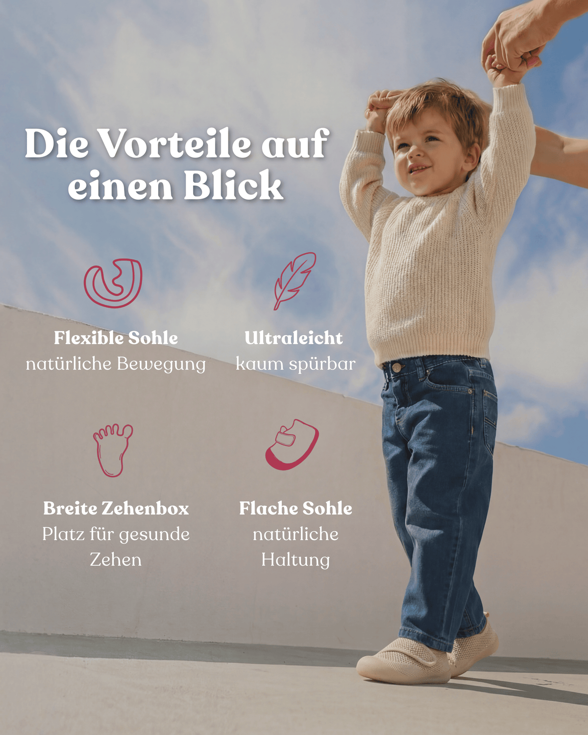 Adventure Puschies - non-slip & ergonomic toddler barefoot shoes