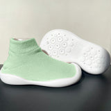 Puschies Sockenschuhe - rutschfeste & atmungsaktive Baby Barfußschuhe aus Baumwolle