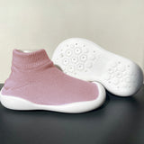 Puschies Sockenschuhe - rutschfeste & atmungsaktive Baby Barfußschuhe aus Baumwolle