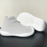 Puschies Sockenschuhe - rutschfeste & atmungsaktive Baby Barfußschuhe aus Baumwolle