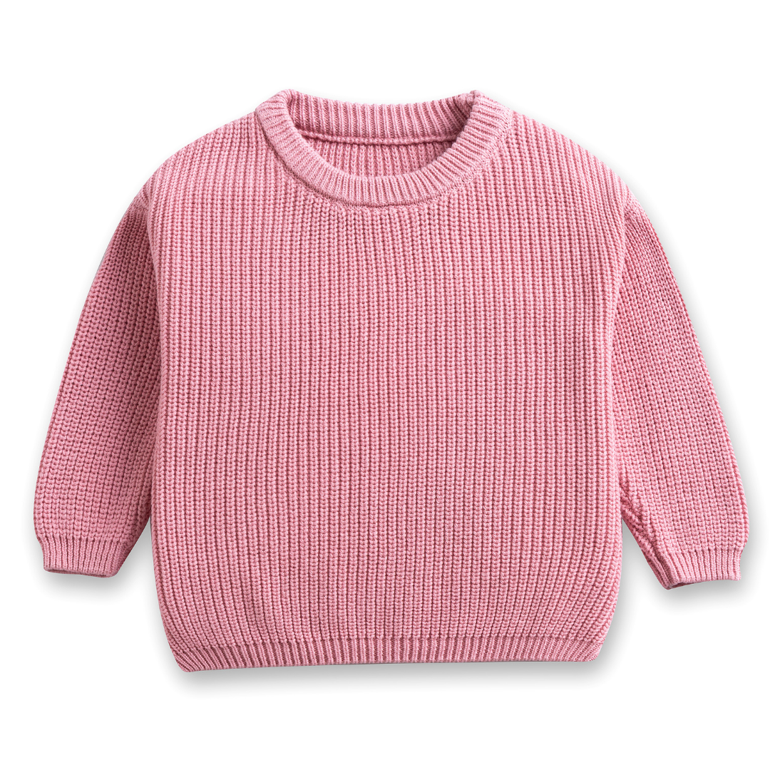 Maglioncino in maglia personalizzato, lavorato a mano in 100% cotone