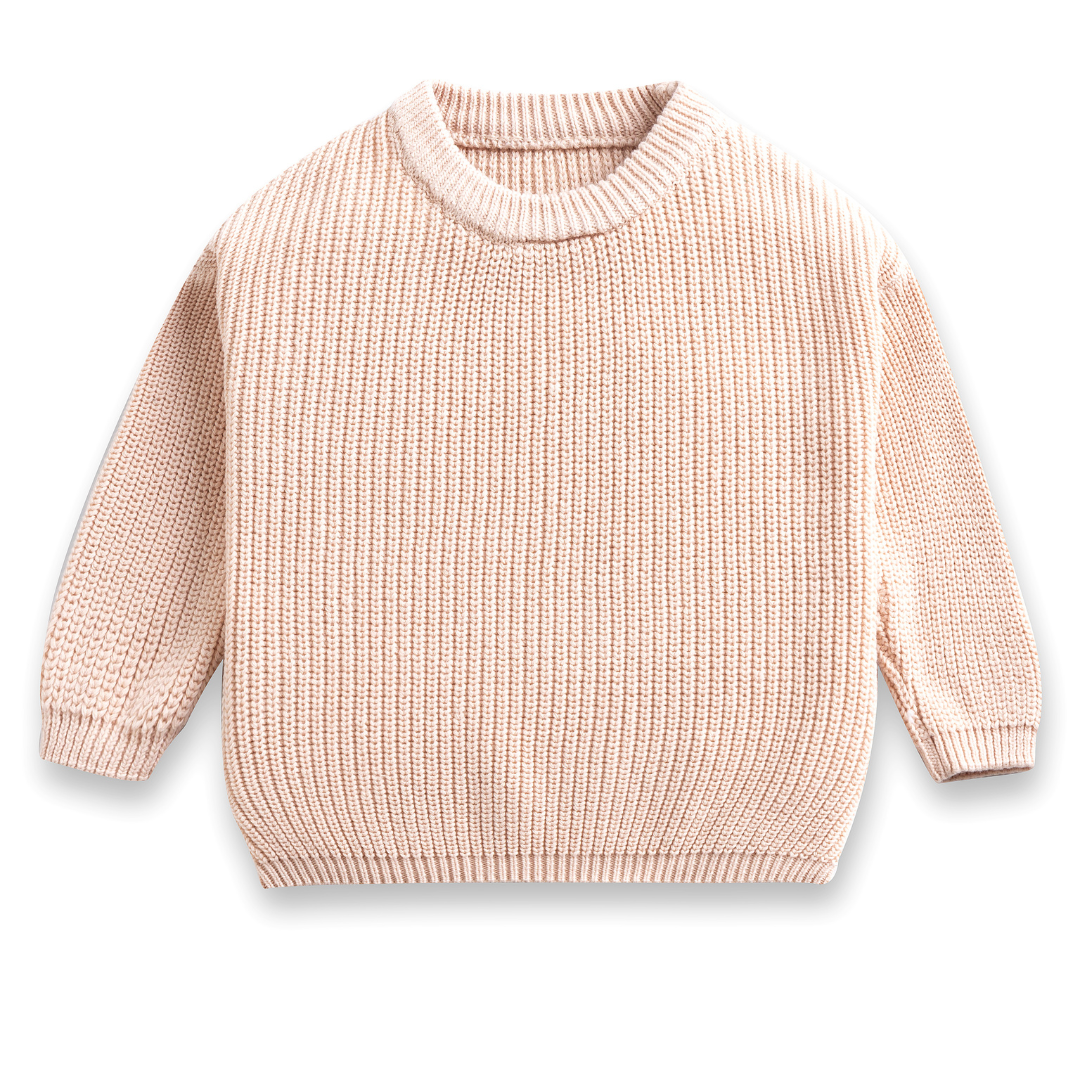 Maglioncino in maglia personalizzato, lavorato a mano in 100% cotone