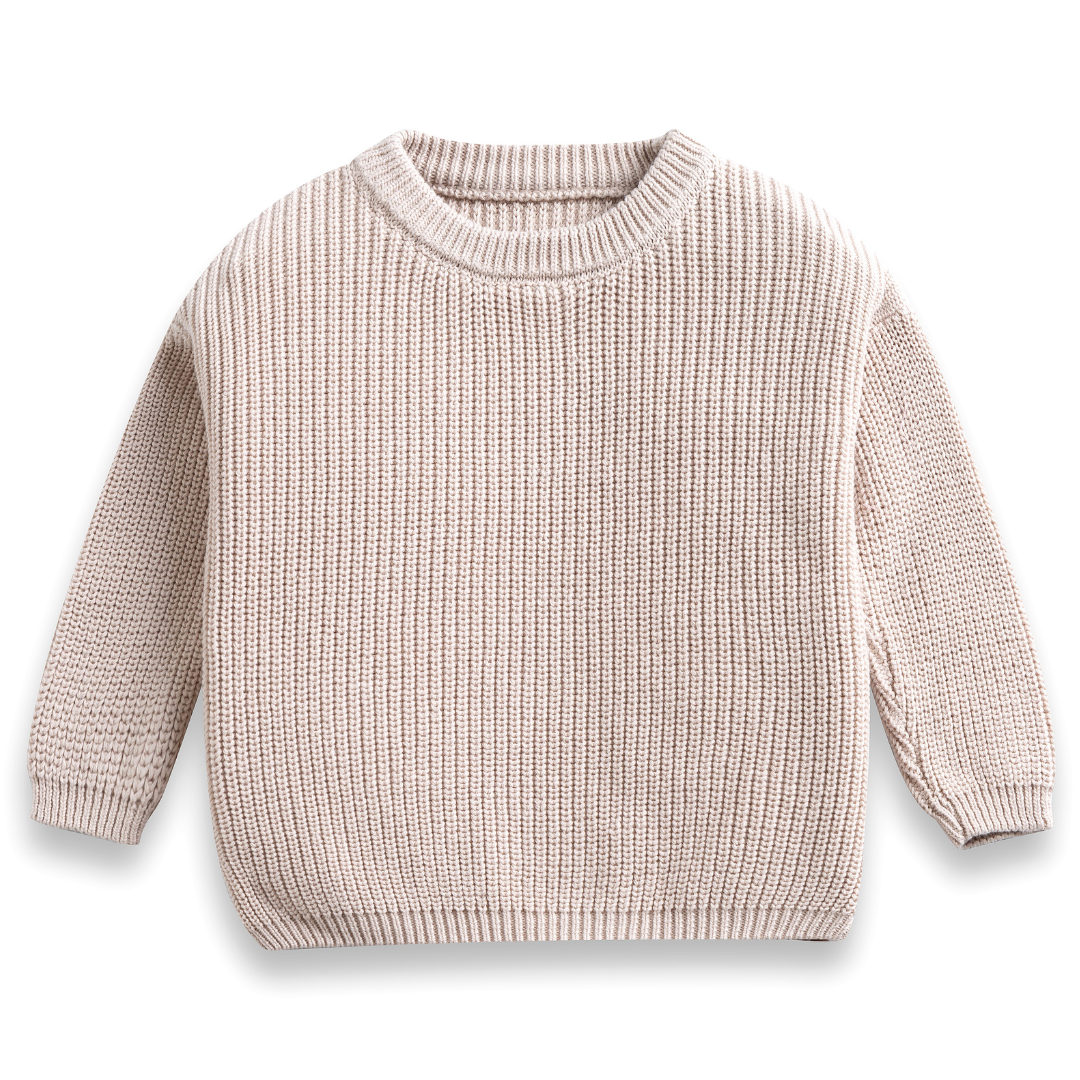 Maglioncino in maglia personalizzato, lavorato a mano in 100% cotone