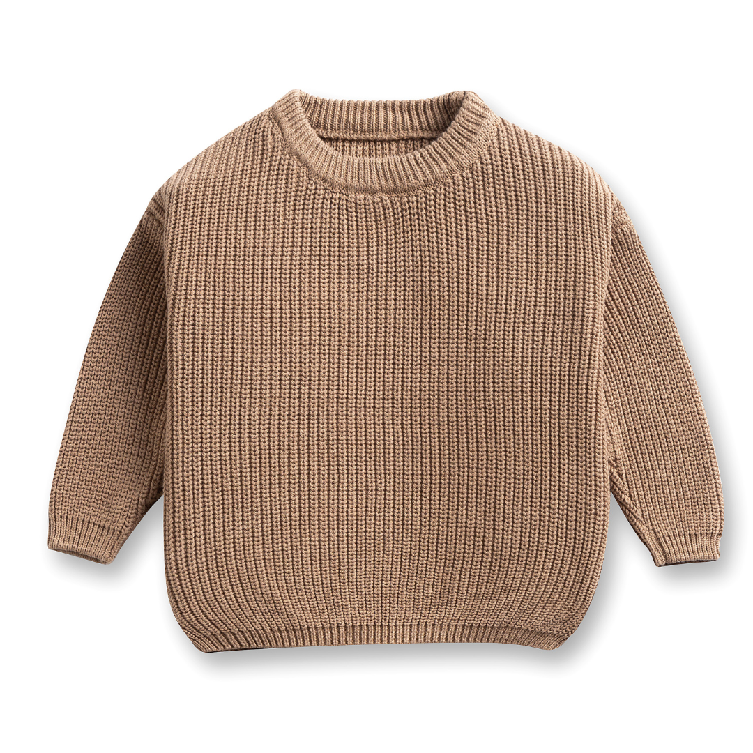 Maglioncino in maglia personalizzato, lavorato a mano in 100% cotone