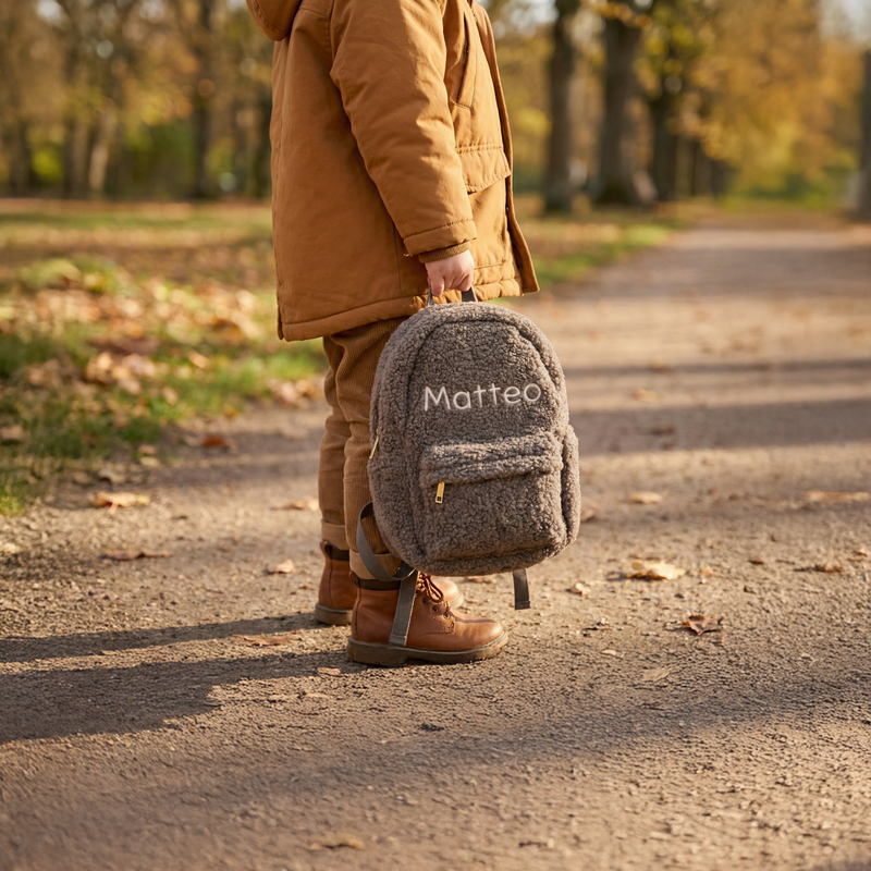 Mochila osito personalizada para pequeños exploradores