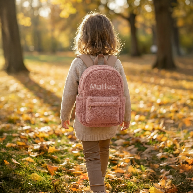 Mochila osito personalizada para pequeños exploradores